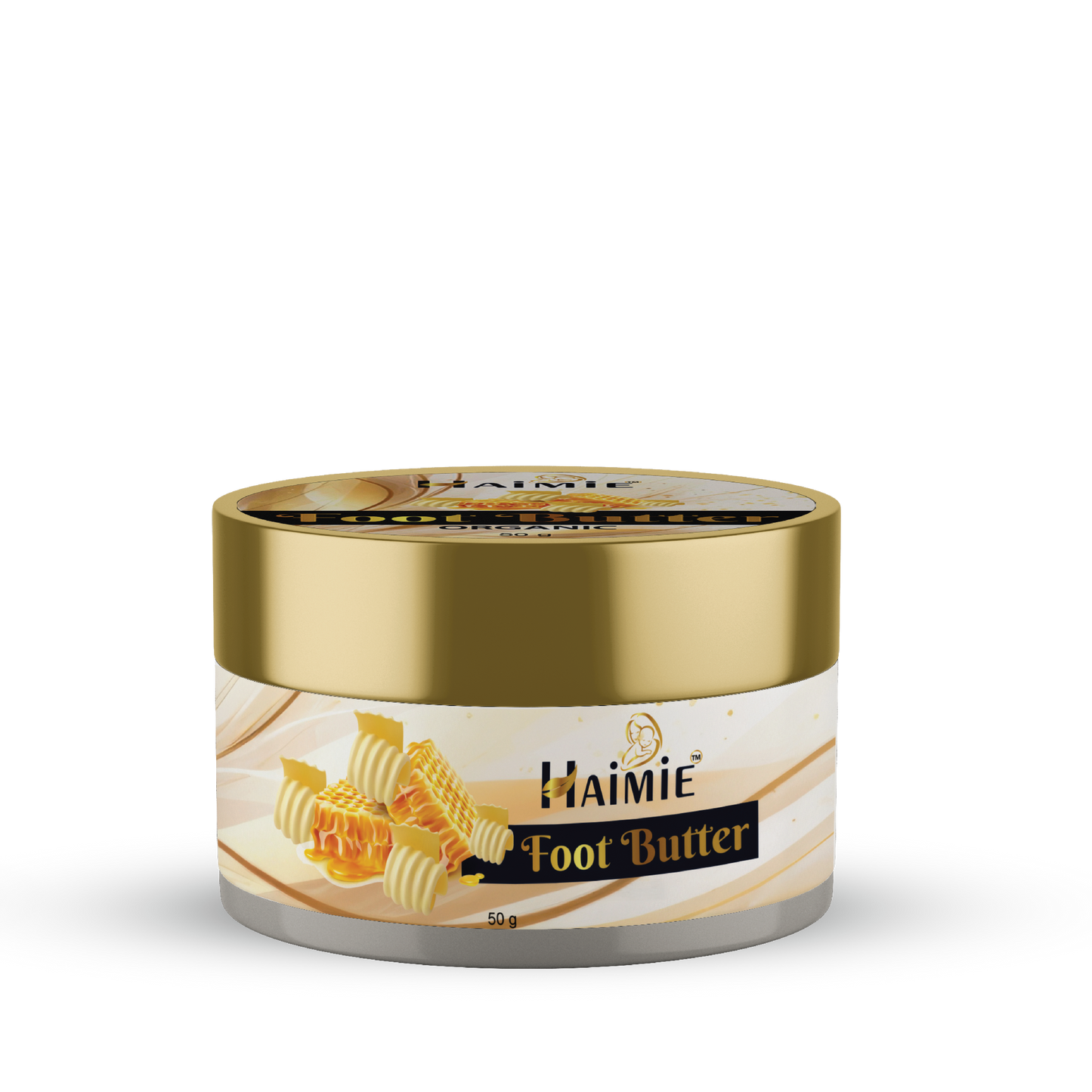 Soften Cracked Heels Fast: HAIMIE Bee Wax Foot Butter (50g) - Deep Moisture & Repair