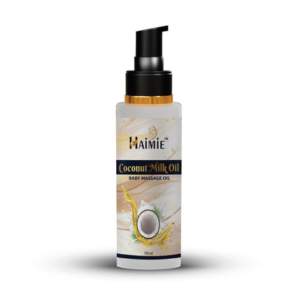 Nurture Baby's Skin Naturally: HAIMIE Coconut Milk Baby Massage Oil (100ml) - Deep Hydration