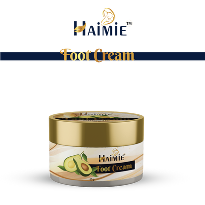 Heal Cracked Heels Fast: HAIMIE Avocado Foot Cream (50g) - Deep Moisture & Repair