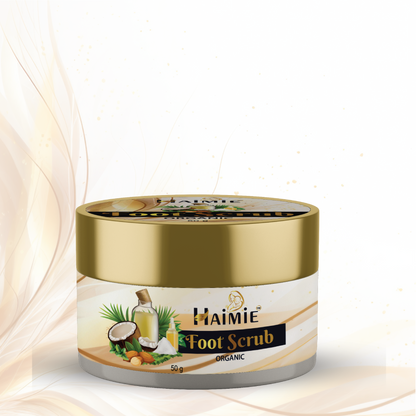 Buff Away Dryness: HAIMIE Natural Foot Scrub (50g) - Exfoliate & Reveal Soft, Smooth Feet