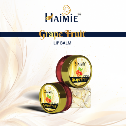 Hydrate & Refresh Lips Naturally: HAIMIE Grapefruit Lip Balm (8g) - Long-Lasting Moisture