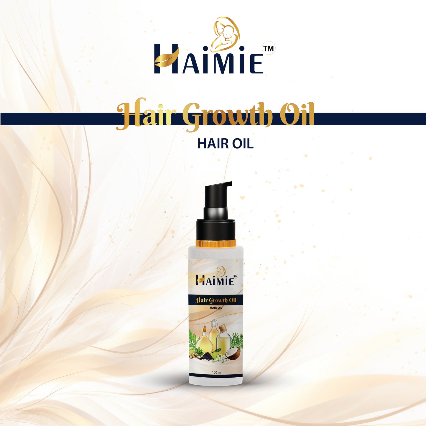 Combat Hair Loss & Split Ends: HAIMIE Customized Hair Growth Oil (100ml) - Targeted Nourishment