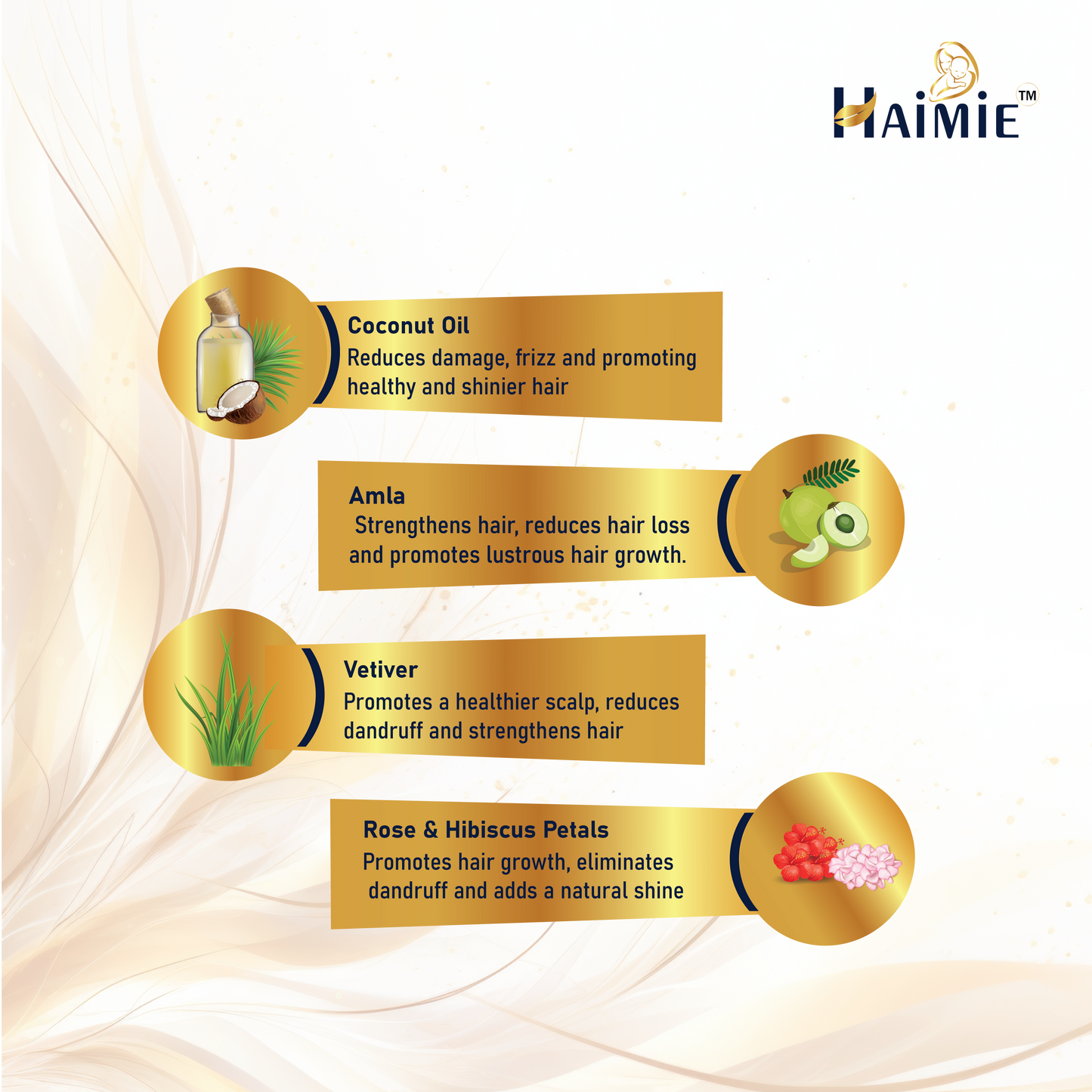 Unlock Your Hair's Shine: HAIMIE Customized Herbal Hair Oil (100ml) - Deep Conditioning