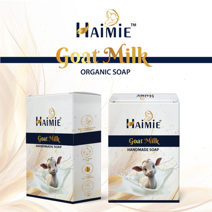 Luxurious Lather, Radiant Skin: HAIMIE Goat Milk Soap (100gm) - Natural Face & Body