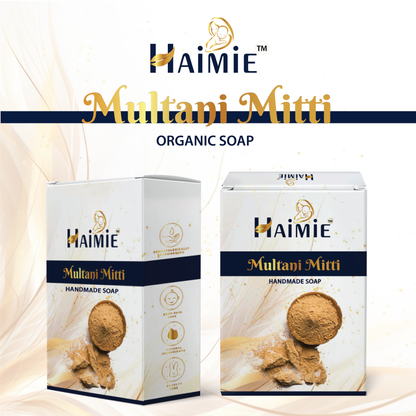 Combat Tanning & Impurities: HAIMIE Multani Mitti Soap (100gm) - Natural Deep Cleansing