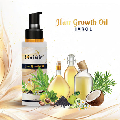 Combat Hair Loss & Split Ends: HAIMIE Customized Hair Growth Oil (100ml) - Targeted Nourishment