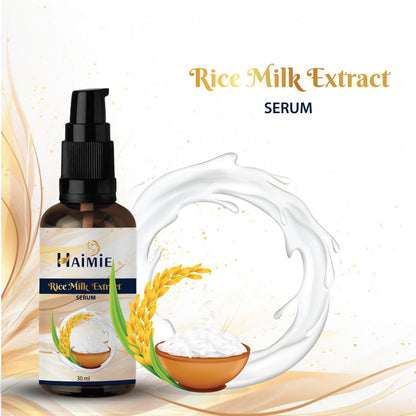 Unlock Your Skin's Radiance: HAIMIE Rice Milk Serum (30ml) - Natural, Hydrating Power