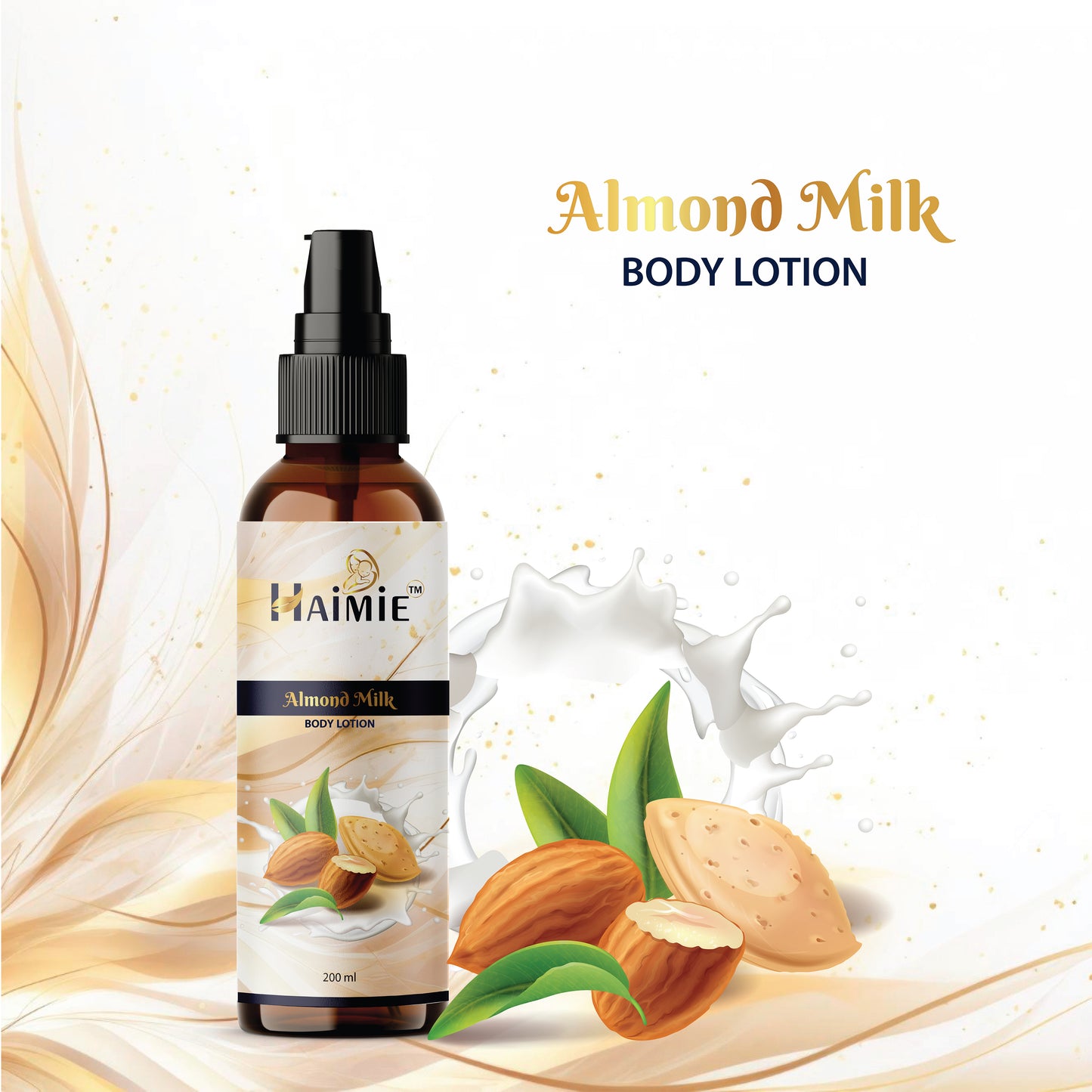 Hydrate & Repair: HAIMIE Almond Milk Lotion for Face & Body (100ml)