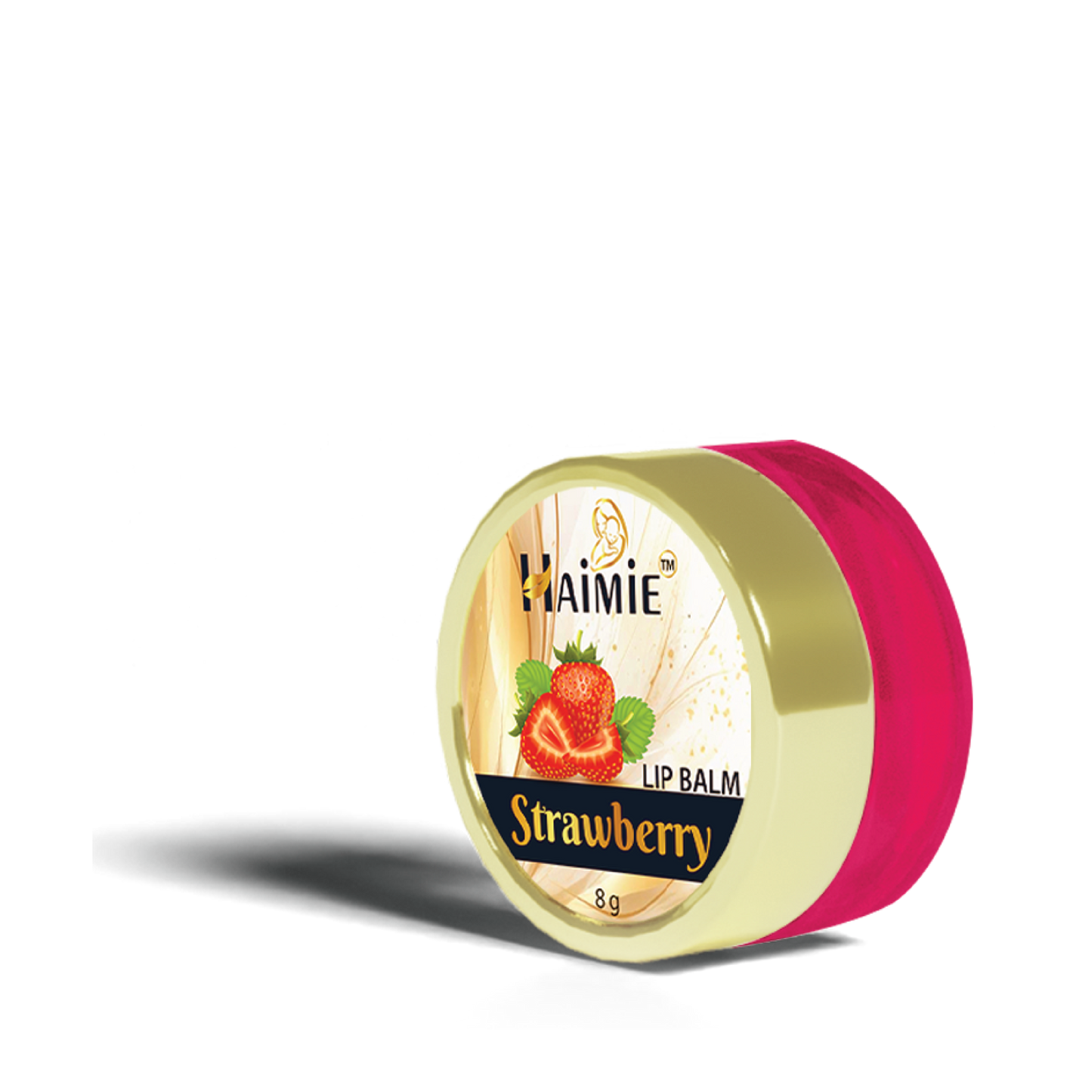 Hydrate & Kiss Dryness Goodbye: HAIMIE Strawberry Lip Balm (8g) - Long-Lasting Moisture